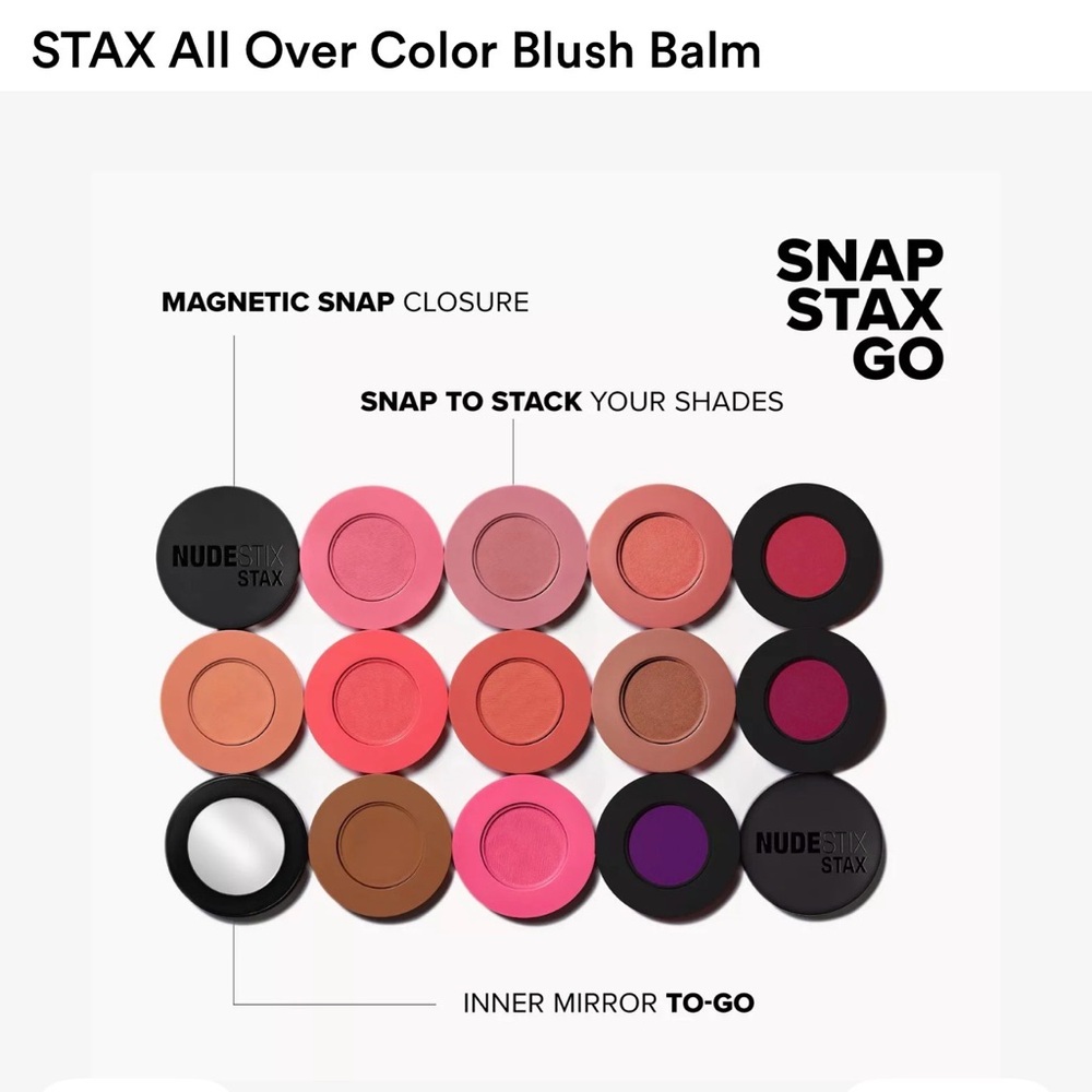 NUDESTIX Love & Roses Blush Compact  Brand New in box - Picture 15 of 16